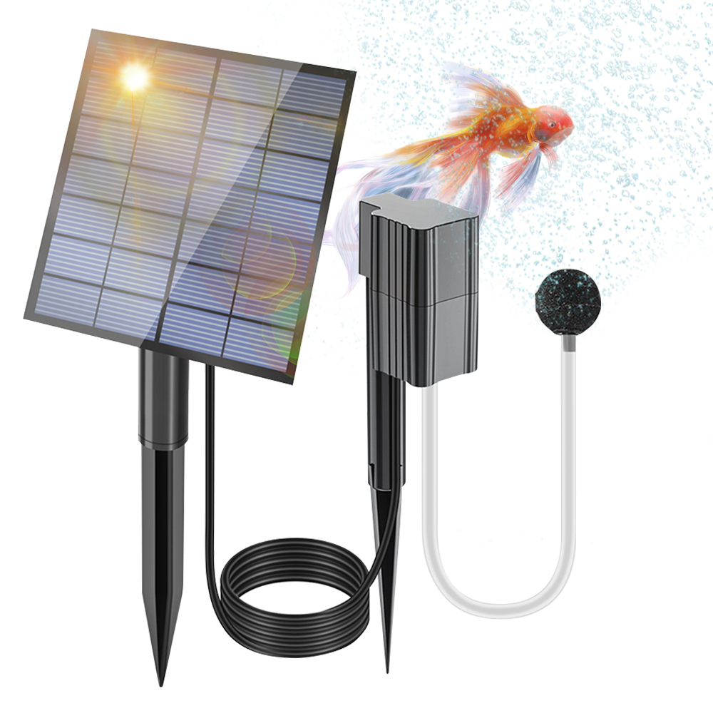 Fish Pond Aerator - Güneş Enerjili Havuz Havalandırma Cihazı, 2,5W,