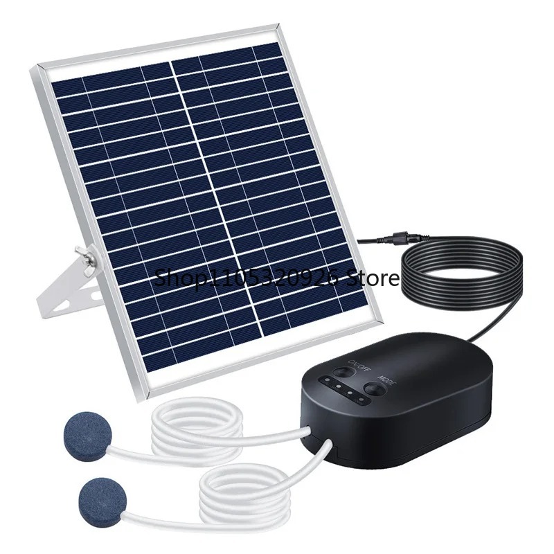 Fish Pond Aerator - 15W Güneş Enerjili Hava Pompası, Baloncuk