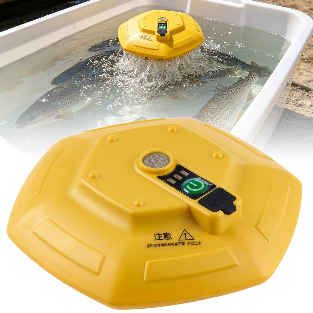 Fish Pond Aerator - Taşınabilir Yüzen Balık Tankı Oksijen Pompası,