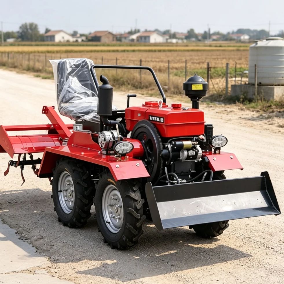 Agriculture Farming Equipments - Özelleştirilmiş 4 Tekerlekli 4WD Döner Çapalama