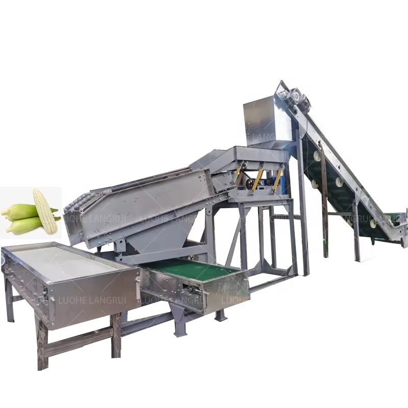 Corn Sheller Machine - Tam Otomatik Taze Tatlı Mısır Soyma
