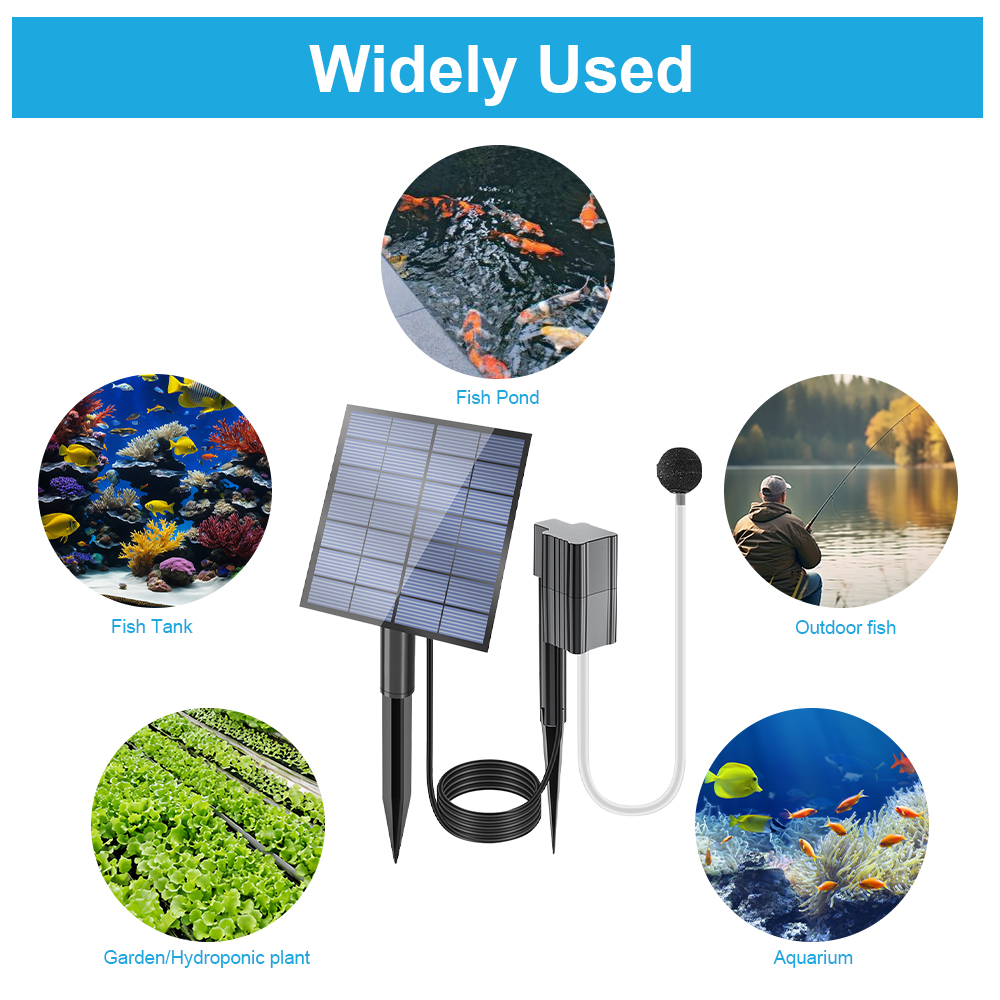 Güneş Enerjili Havuz Havalandı - Fish Pond Aerator incelemesi ve fiyatı